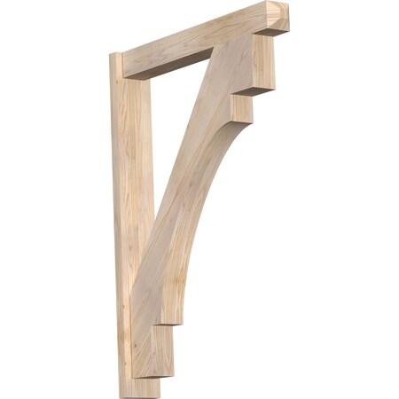 Ekena Millwork Merced Craftsman Smooth Outlooker, Douglas Fir, 5 1/2"W x 34"D x 46"H OUT06X34X46MRC04SDF